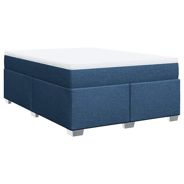 vidaXL &Kappa;&rho;&epsilon;&beta;ά&tau;&iota; Boxspring &mu;&epsilon; &Sigma;&tau;&rho;ώ&mu;&alpha; &Mu;&pi;&lambda;&epsilon; 140x190 &epsilon;&kappa;. &Upsilon;&phi;&alpha;&sigma;&mu;ά&tau;&iota;&nu;&omicron;