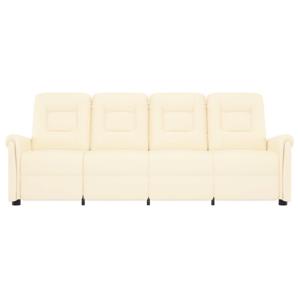 vidaXL &Pi;&omicron;&lambda;&upsilon;&theta;&rho;ό&nu;&alpha; &Mu;&alpha;&sigma;ά&zeta; &Alpha;&nu;&alpha;&kappa;&lambda;&iota;&nu;ό&mu;&epsilon;&nu;&eta; 4 &Theta;έ&sigma;&epsilon;&omega;&nu; &Kappa;&rho;&epsilon;&mu; &alpha;&pi;ό &Sigma;&upsilon;&nu;&theta;&epsilon;&tau;&iota;&kappa;ό &Delta;έ&rho;&mu;&alpha;