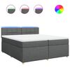 vidaXL &Kappa;&rho;&epsilon;&beta;ά&tau;&iota; Boxspring &mu;&epsilon; &Sigma;&tau;&rho;ώ&mu;&alpha; &Sigma;&kappa;&omicron;ύ&rho;&omicron; &Gamma;&kappa;&rho;&iota; 200x200 &epsilon;&kappa;. &Upsilon;&phi;&alpha;&sigma;&mu;ά&tau;&iota;&nu;&omicron;