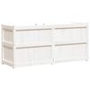 vidaXL &Zeta;&alpha;&rho;&nu;&tau;&iota;&nu;&iota;έ&rho;&alpha; &Lambda;&epsilon;&upsilon;&kappa;ή 150 x 50 x 70 &epsilon;&kappa;. &alpha;&pi;ό &Mu;&alpha;&sigma;ί&phi; &Xi;ύ&lambda;&omicron; &Pi;&epsilon;ύ&kappa;&omicron;&upsilon;