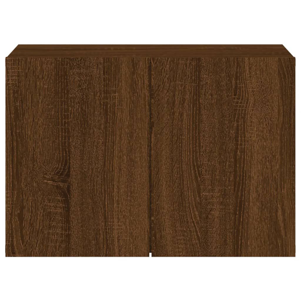vidaXL Ντουλάπι Τοίχου Τηλεόρασης Καφέ Δρυς 60 x 30 x 41 εκ.