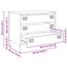 vidaXL Ντουλάπι Λαδί 68x39x58,5 εκ. από Χάλυβα Ψυχρής Έλασης