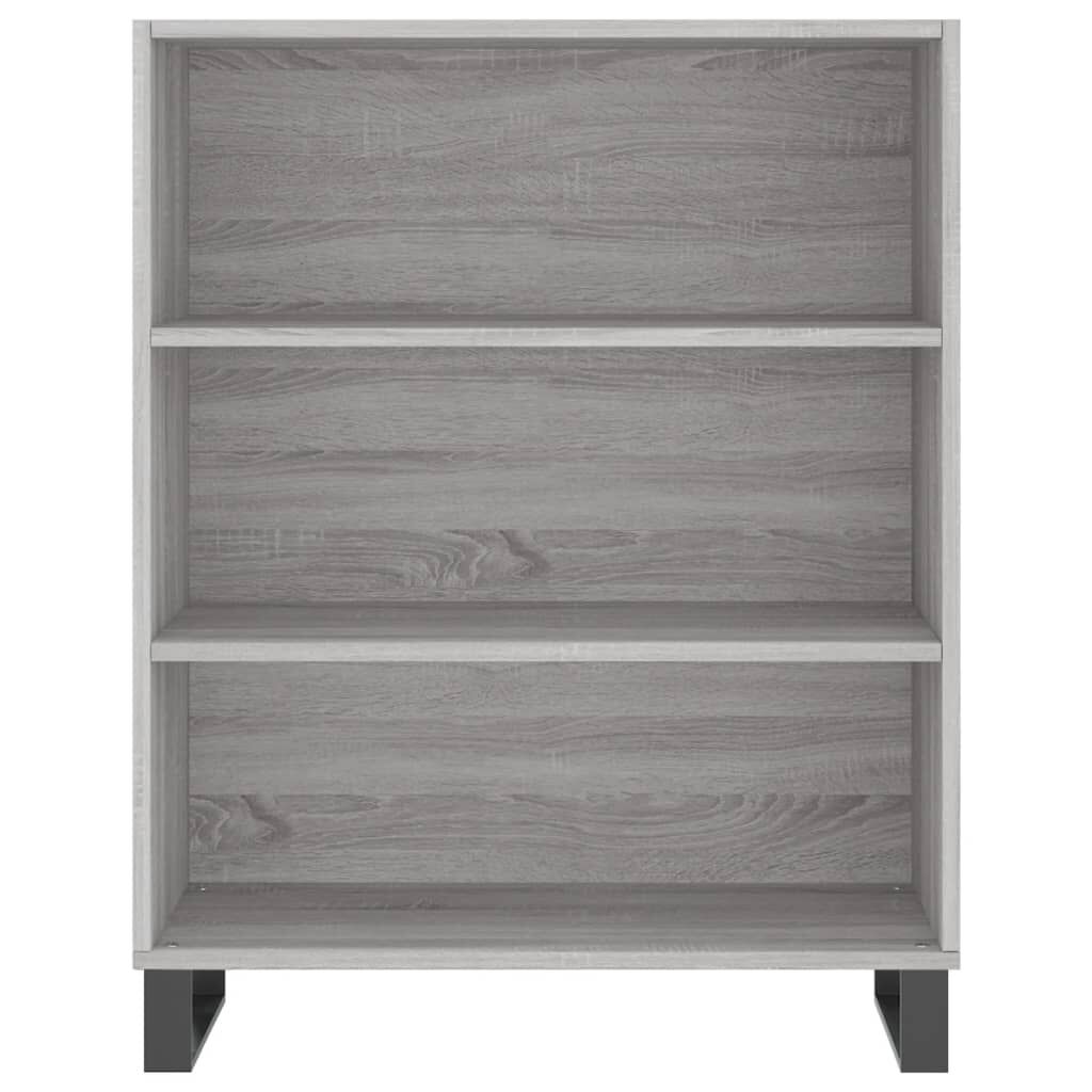 vidaXL Ραφιέρα Γκρι Sonoma 69,5 x 32,5 x 90 εκ. από Επεξεργασμένο Ξύλο
