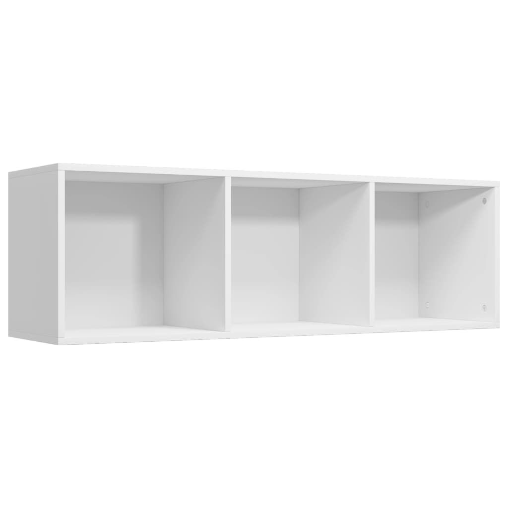 vidaXL Βιβλιοθήκη/Έπιπλο Τηλεόρασης Λευκό 36x30x114 εκ. Επεξ. Ξύλο