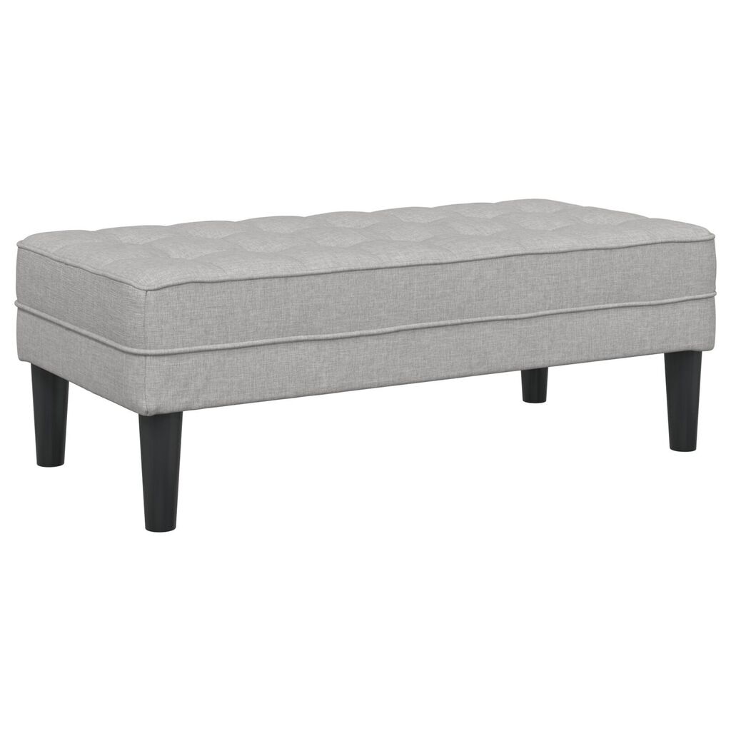vidaXL Παγκάκι Cloud Γκρι 113x57x39 εκ. Υφάσματος