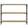 vidaXL Τραπέζι Κονσόλα Sonoma Δρυς 100x22,5x75 εκ. Επεξεργασμένο Ξύλο