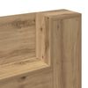 vidaXL Κεφαλάρι Artisan Oak 120 x 15 x 103,5 εκ. Επεξεργασμένο ξύλο