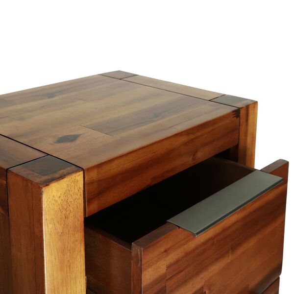 vidaXL Συρταριέρα 45 x 32 x 115 εκ. από Μασίφ Ξύλο Ακακίας