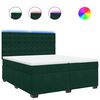 vidaXL &Kappa;&rho;&epsilon;&beta;ά&tau;&iota; Boxspring &mu;&epsilon; &Sigma;&tau;&rho;ώ&mu;&alpha; &Sigma;&kappa;&omicron;ύ&rho;&omicron; &Pi;&rho;ά&sigma;&iota;&nu;&omicron; 200x200&epsilon;&kappa;. &Beta;&epsilon;&lambda;&omicron;ύ&delta;&iota;&nu;&omicron;