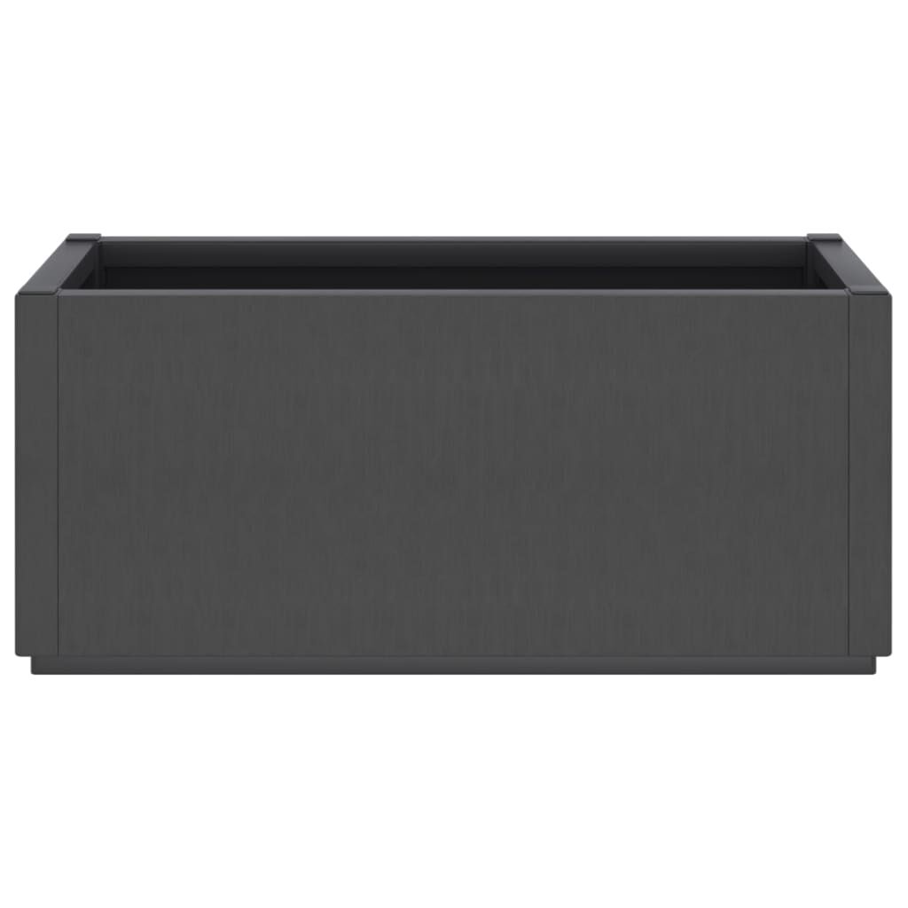 vidaXL Ζαρντινιέρα Κήπου Σκούρο Γκρι 80x36x35 εκ. Πολυπροπυλένιο