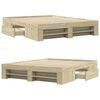 vidaXL Πλαίσιο Κρεβατιού Χωρ. Στρώμα Sonoma Δρυς 150x200εκ. Επ. Ξύλο