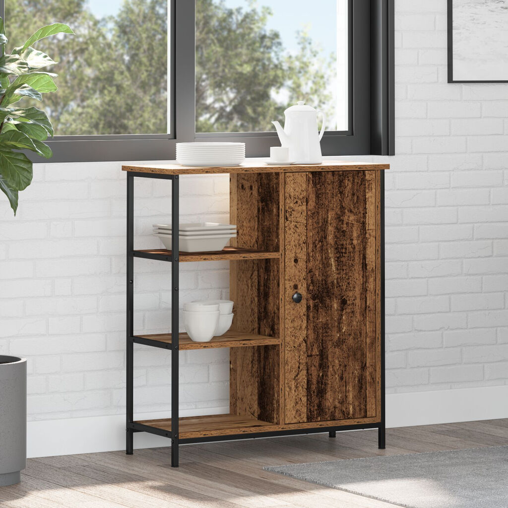 vidaXL Μπουφές Παλιού Ξύλου 70x30x80 εκ. Συνθετικό Ξύλο