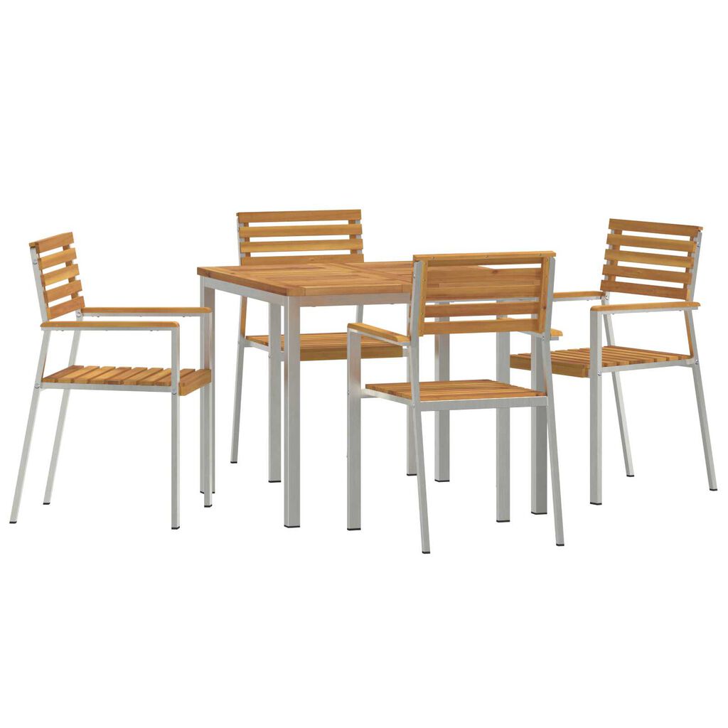 vidaXL Σέτ φαγητού για κήπο 5 pcs