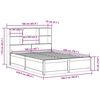 vidaXL Σκελετός Κρεβ. Χωρίς Στρώμα Λευκό 160x200 εκ Μασίφ Πεύκο