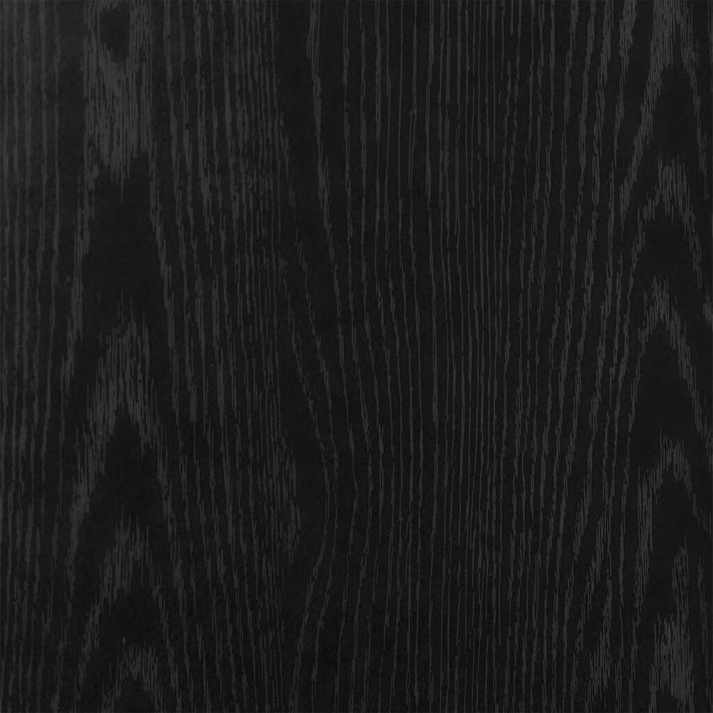 vidaXL Βιβλιοθήκη Μαύρη Δρυς 31x24x52 cm Κατασκευασμένο ξύλο