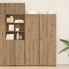 vidaXL Highboard 2 pcs Artisan Oak 50 x 42,5 x 185 &epsilon;&kappa;.