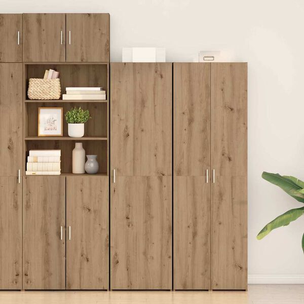 vidaXL Highboard 2 pcs Artisan Oak 50 x 42,5 x 185 &epsilon;&kappa;.