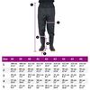 vidaXL Waist Waders με μπότες Μαύρο μέγεθος 45