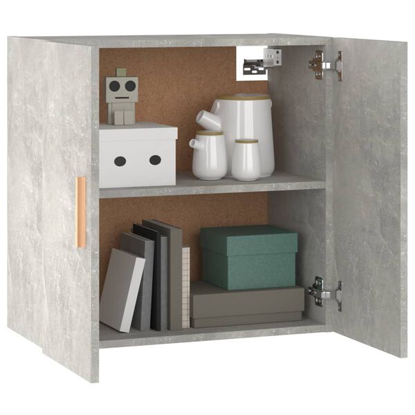 vidaXL Ντουλάπι Τοίχου Γκρι Σκυρ. 60x30x60 εκ. Επεξεργασμένο Ξύλο