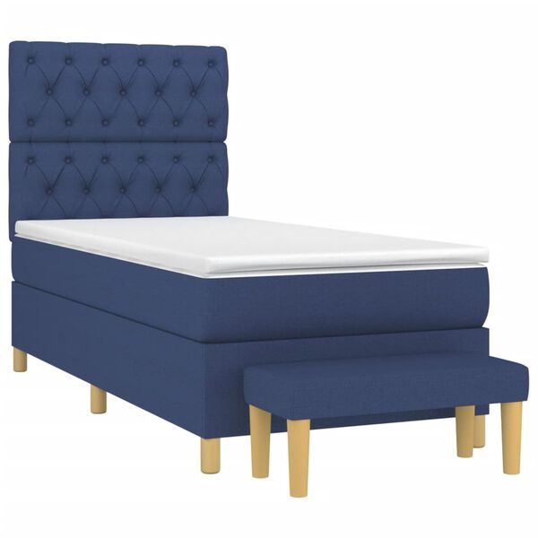 vidaXL &Kappa;&rho;&epsilon;&beta;ά&tau;&iota; Boxspring &mu;&epsilon; &Sigma;&tau;&rho;ώ&mu;&alpha; &Mu;&pi;&lambda;&epsilon; 80x200 &epsilon;&kappa;. &Upsilon;&phi;&alpha;&sigma;&mu;ά&tau;&iota;&nu;&omicron;