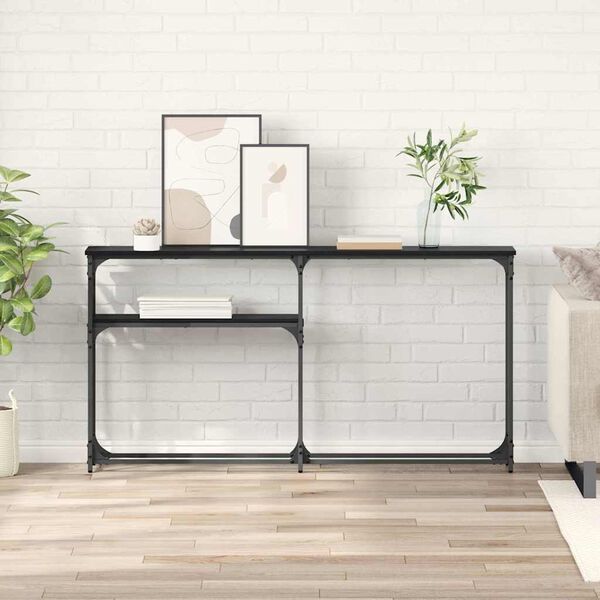 vidaXL &Tau;&rho;&alpha;&pi;έ&zeta;&iota;&Kappa;&omicron;&nu;&sigma;ό&lambda;&alpha;&sigmaf; &Mu;&alpha;ύ&rho;&eta; &Omicron;&xi;&upsilon;ά 146 x 22.5 x 75 &epsilon;&kappa;.