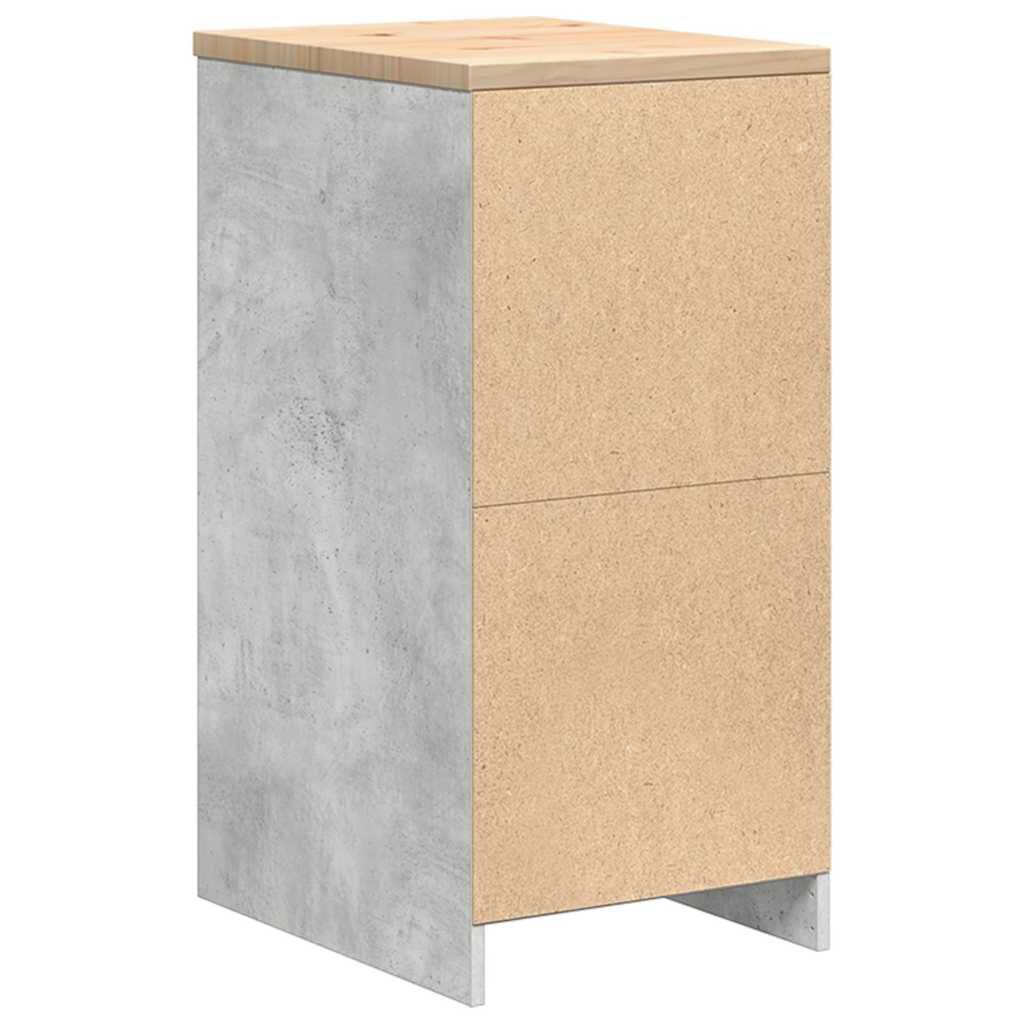 vidaXL ντουλάπι αποθήκευσης γκαράζ 40x51x85 εκ μασίφ ξύλο πεύκο