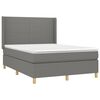vidaXL &Kappa;&rho;&epsilon;&beta;ά&tau;&iota; Boxspring &mu;&epsilon; &Sigma;&tau;&rho;ώ&mu;&alpha; &Sigma;&kappa;&omicron;ύ&rho;&omicron; &Gamma;&kappa;&rho;&iota; 140x200 &epsilon;&kappa; &Upsilon;&phi;&alpha;&sigma;&mu;ά&tau;&iota;&nu;&omicron;
