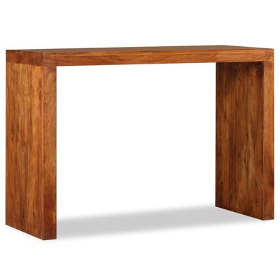 vidaXL Τραπέζι Κονσόλας 110x40x76 εκ. Μασίφ Ξύλο με Μελί Φινίρισμα