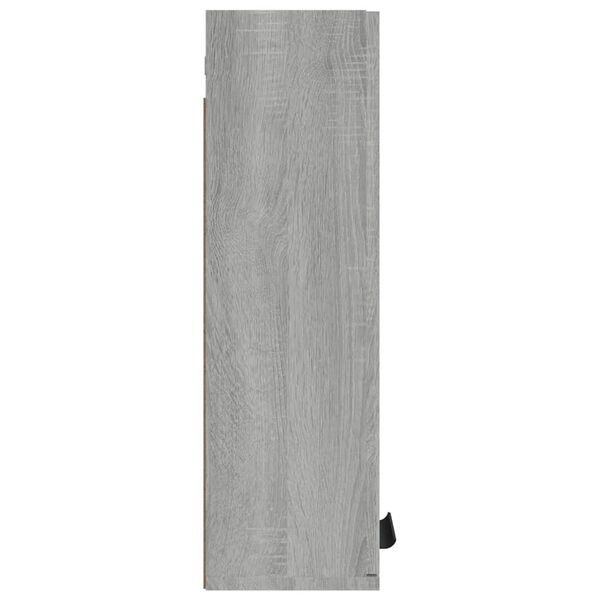 vidaXL Ντουλάπι Μπάνιου Επιτοίχιο Γκρι sonoma 32 x 20 x 67 εκ.