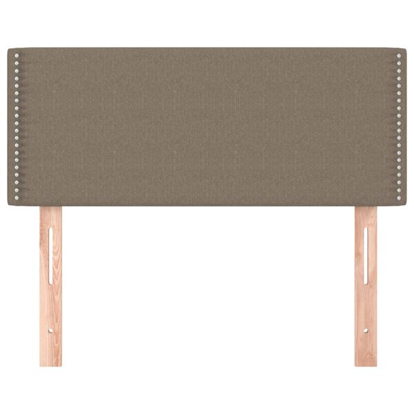 vidaXL Κεφαλάρι Κρεβατιού Taupe 100x5x78/88 εκ. Υφασμάτινο