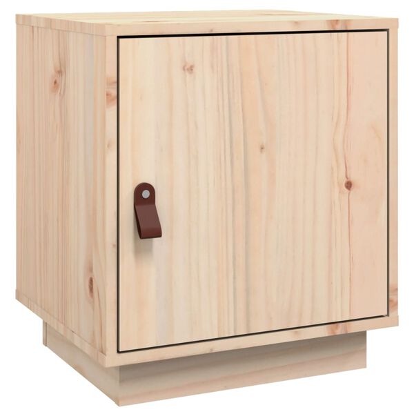 vidaXL Κομοδίνο 40 x 34 x 45 εκ. από Μασίφ Ξύλο Πεύκου