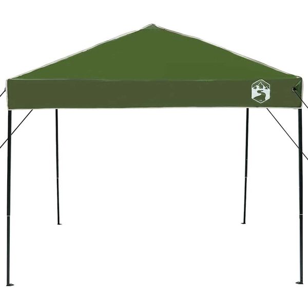 vidaXL Σκηνή Canopy Pop-up Πράσινο 250 x 250 cm ύφασμα