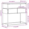 vidaXL Τραπέζι κονσόλας Παλιό Ξύλο 75 x 40 x 75 cm Επεξεργασμένο ξύλο