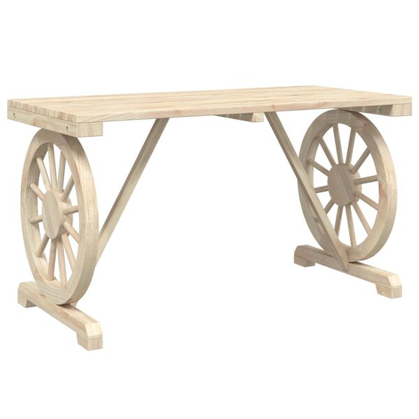 vidaXL Τραπέζι Κήπου 115 x 55 x 65 εκ. από Μασίφ Ξύλο Ελάτης