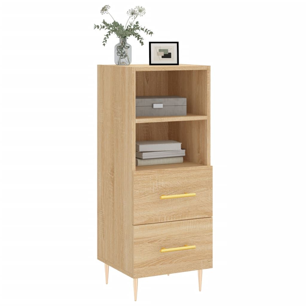 vidaXL Ντουλάπι Sonoma Δρυς 34,5x34x90 εκ. από Επεξεργασμένο Ξύλο