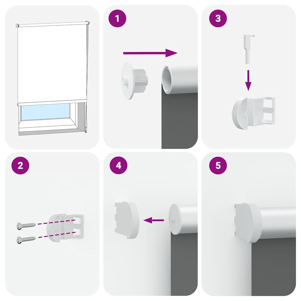 vidaXL Roller Blind Blackout Μπεζ 140x175 cm Πλάτος υφάσματος 136,6cm