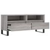 vidaXL Έπιπλο Τηλεόρασης Γκρι Sonoma 100x34,5x44,5 εκ. Επεξεργ. Ξύλο