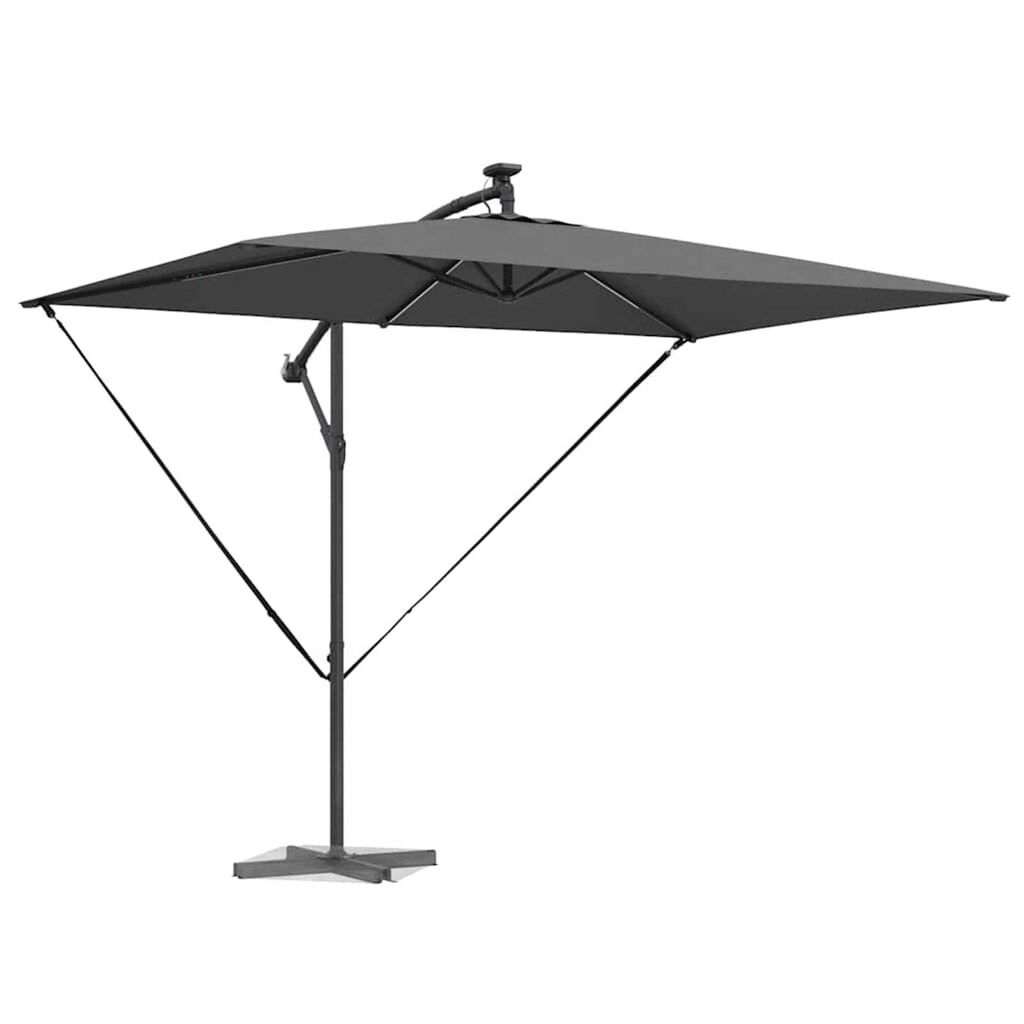 vidaXL Ομπρέλα Cantilever Banana Ανθρακί 294 x 200 x 254 εκ.