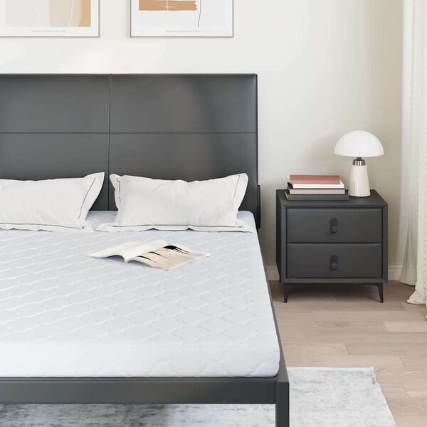 vidaXL &Sigma;&tau;&rho;ώ&mu;&alpha; &Lambda;&epsilon;&upsilon;&kappa;ό 160 x 200 cm &Zeta;&alpha;&kappa;ά&rho; ύ&phi;&alpha;&sigma;&mu;&alpha;