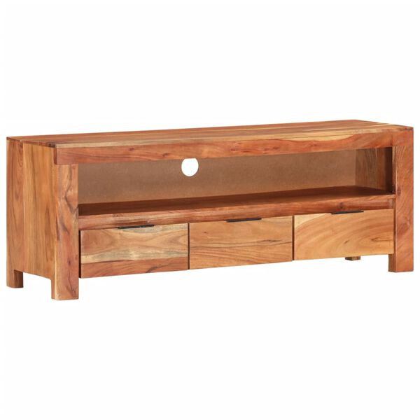 vidaXL Έπιπλο Τηλεόρασης 110 x 30 x 40 εκ. από Μασίφ Ξύλο Ακακίας