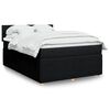 vidaXL &Kappa;&rho;&epsilon;&beta;ά&tau;&iota; Boxspring &mu;&epsilon; &Sigma;&tau;&rho;ώ&mu;&alpha; &Mu;&alpha;ύ&rho;&omicron; 140x190 &epsilon;&kappa;. &Upsilon;&phi;&alpha;&sigma;&mu;ά&tau;&iota;&nu;&omicron;