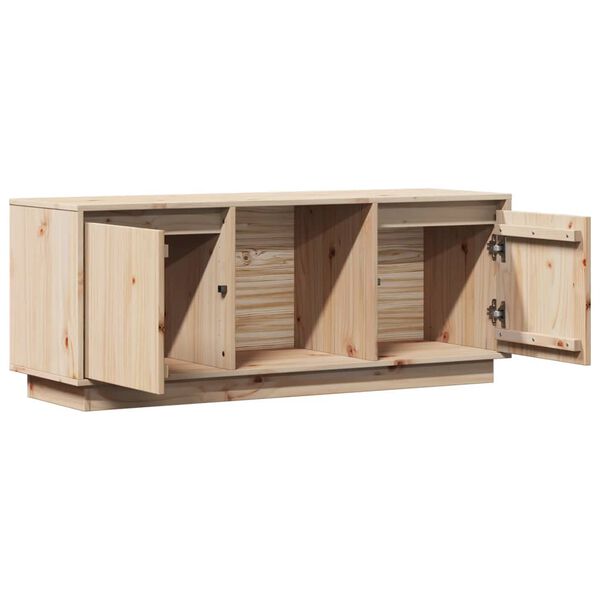 vidaXL Έπιπλο Τηλεόρασης 110,5 x 35 x 44 εκ. από Μασίφ Ξύλο Πεύκου