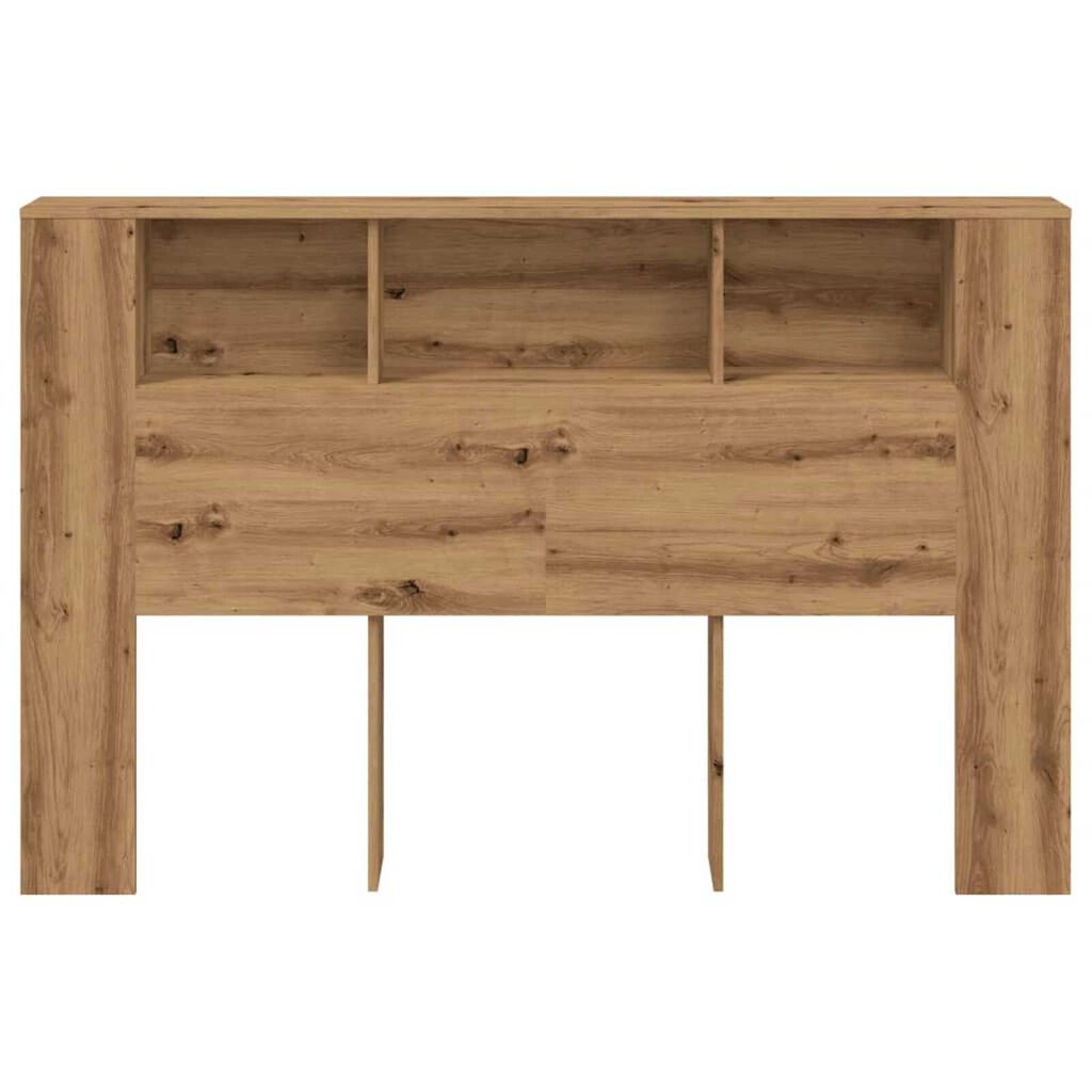 vidaXL Ντουλάπι κεφαλάρι Artisan Oak Κατασκευασμένο ξύλο
