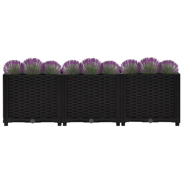 vidaXL Ζαρντινιέρα 120 x 40 x 38 εκ. από Πολυπροπυλένιο
