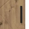 vidaXL Ντουλάπι Μπάνιου με ράφι με πόρτα artisan δρυς 60 x 35 x 80 εκ