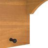 vidaXL Επίτοιχη κρεμάστρα παλτών SANDNES 43x30x42 εκ. Πεύκο μασίφ ξύλο