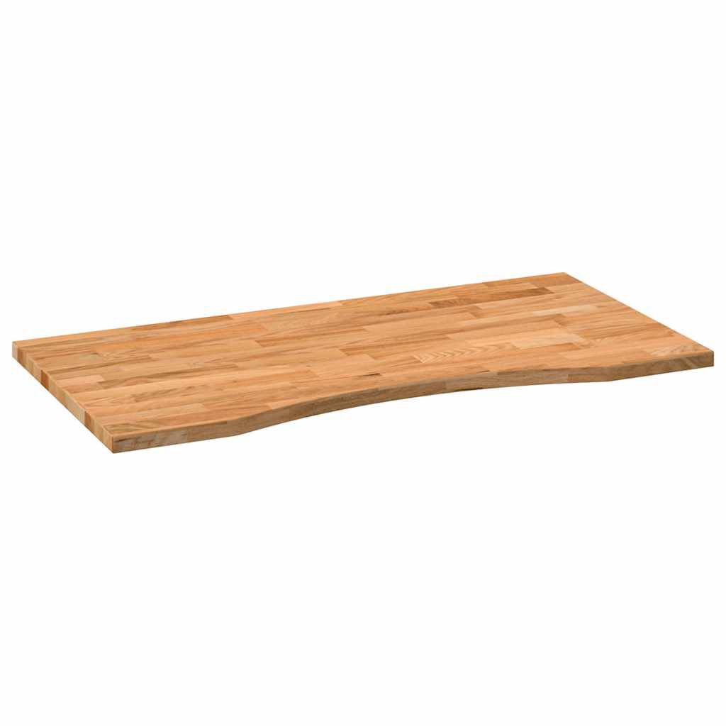 vidaXL Επιφάνεια Τραπεζιού Ορθογώνιος 100x50x2,5 εκ. Μασίφ Ξύλο Δρυός