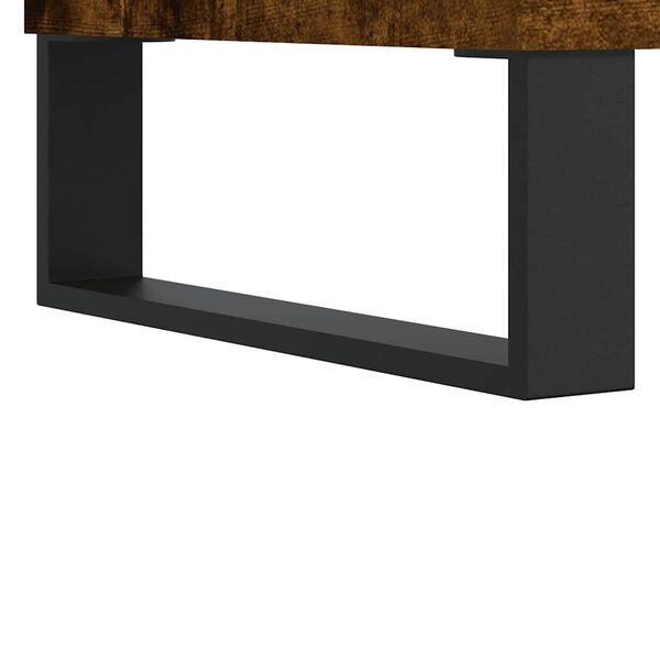 vidaXL Ντουλάπι Μπάνιου Καπνιστή Δρυς 58 x 33 x 60 εκ. Επεξεργ. Ξύλο