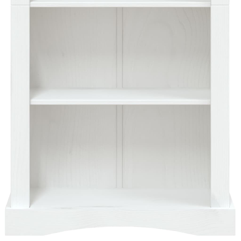 vidaXL Βιβλιοθήκη 4 Επ. Μεξικ. Στιλ Corona Λευκό 80x29x150 εκ.