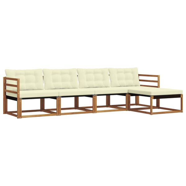 vidaXL &Sigma;&epsilon;&iota;&rho;ά &Kappa;&alpha;&nu;&alpha;&pi;έ &Epsilon;&xi;&omega;&tau;&epsilon;&rho;&iota;&kappa;&omicron;ύ &mu;&epsilon; &mu;&alpha;&xi;&iota;&lambda;ά&rho;&iota; 5 pcs &Phi;&upsilon;&sigma;&iota;&kappa;ό &kappa;&alpha;&iota; &Kappa;&rho;έ&mu;&alpha;